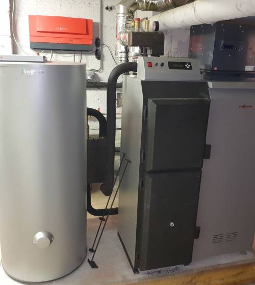 Mise en place du nouveau système de chauffage 