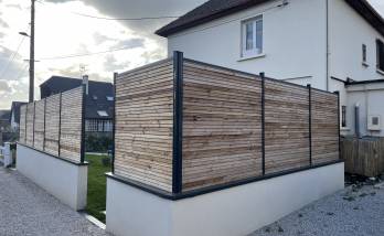 Nouvelle clôture de la maison (Caen 14000)
