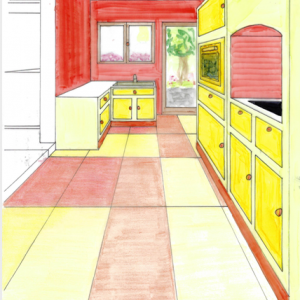 espace reconfiguré selon trois ambiances décoratives – aménagement signé Gaëlle Simon