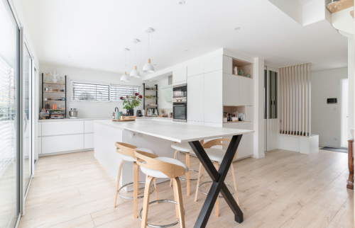 Création d'une extension et rénovation complète maison à Vertou