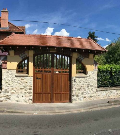 Murets en meulière rénovés à Boussy-Saint-Antoine (91800)