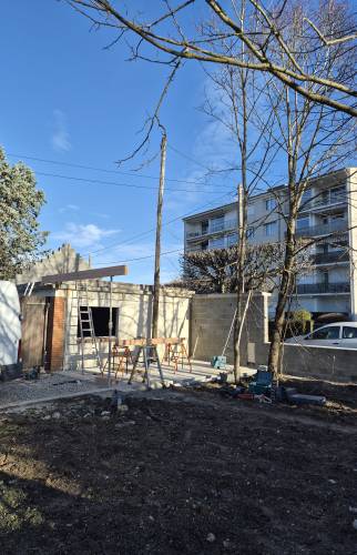 Travaux garage en cours