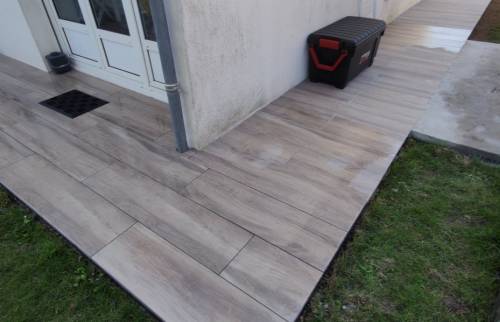 Carrelage antidérapant pour terrasse