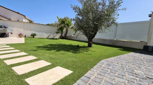 Création d'un chemin en dallage