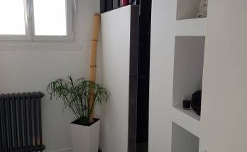 Après travaux : nouvel aménagement de salle de bain 