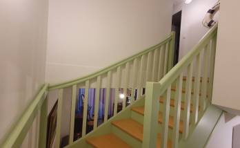 Escalier rénové - Détails des finitions