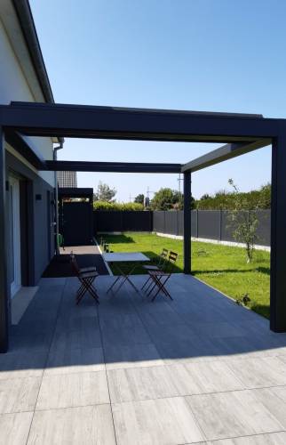 Pergola alu, volet lames alu à Sierentz