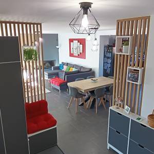 Aménagement Entrée Salon et Salle à manger - Valérie DAVID - La Maison Des Architectes