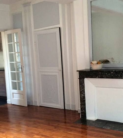 Une cheminée mise en valeur