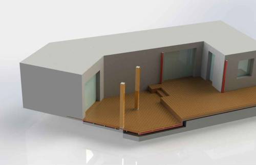  Modélisation 3D de la terrasse