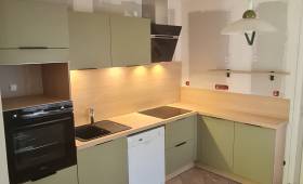 Installation de cuisine moderne après rénovation - Montauban 82000