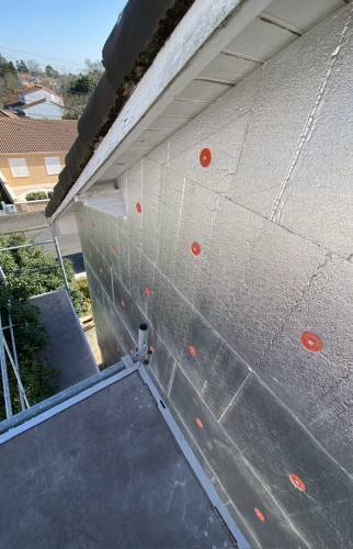 Création d'une extension à Saint-Sébastien-sur-Loire - travaux en cours