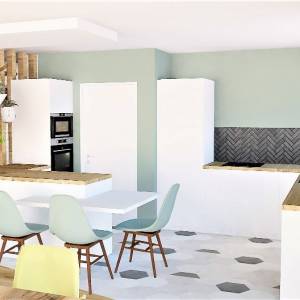 Décoration maison en construction à St Jean de Monts réalisé par Aurelie GUITTONNEAU - La Maison Des Architectes