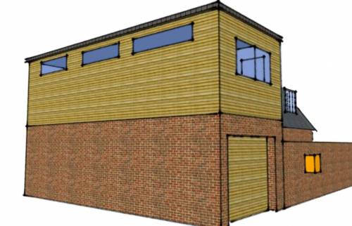 Création d'une extension par surélévation de maison dans le Calvados