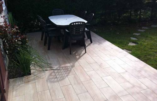 Réalisation d'une terrasse à Chelles (77)