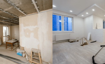 Avant et après rénovation d'un appartement Poissy