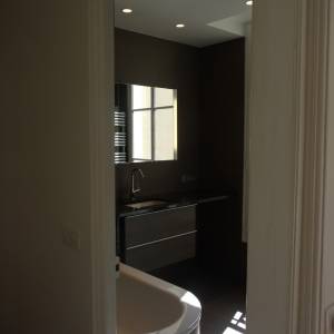 Rénovation complète appartement 100m², Paris - Salle de bains