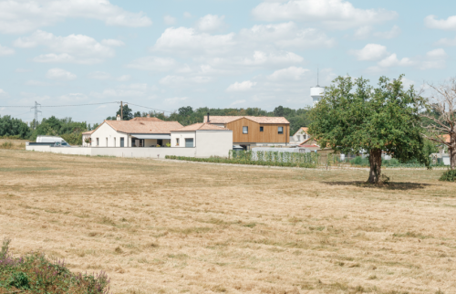 Surélévation de 35 m² en ossature bois au coeur de Vertou - vue extérieur