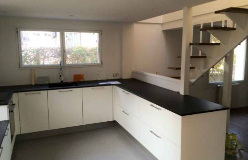 rénovation d'une cuisine avec plan de travail Morlaix (29)