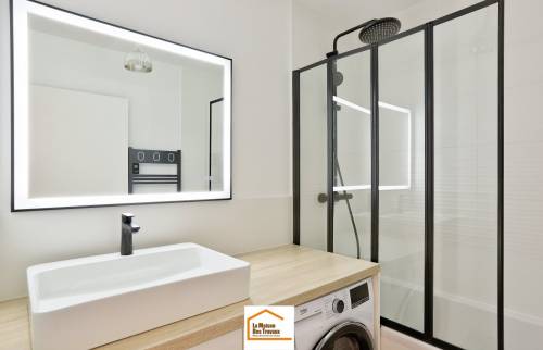 rénovation de salle de bain style industrielle