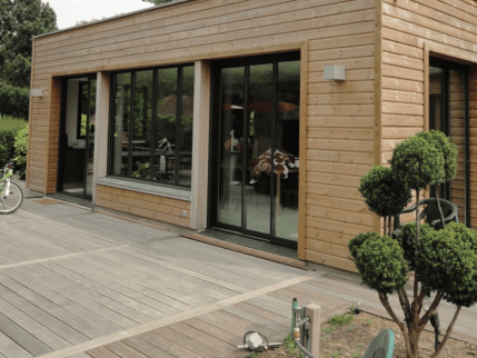 Extension latérale en bois à Brest