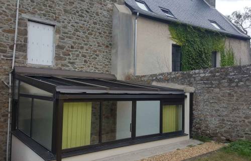 Véranda aluminium neuve à Saint-Malo