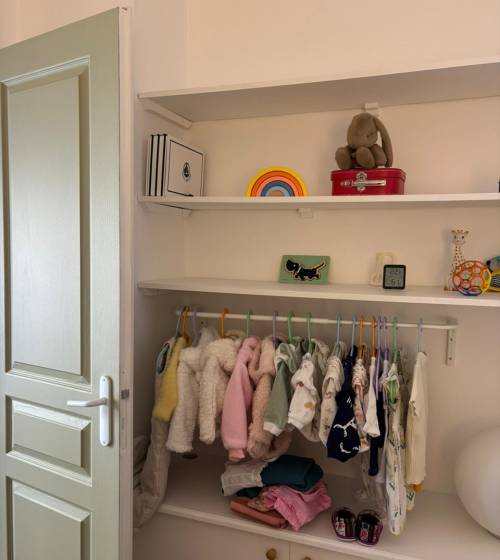 chambre bébé avec verrière à Paris 17