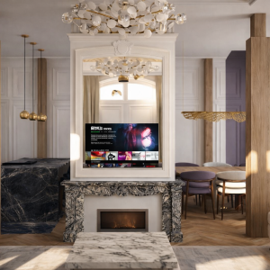 Rénovation d'un salon d'une maison - La Maison Des Architectes
