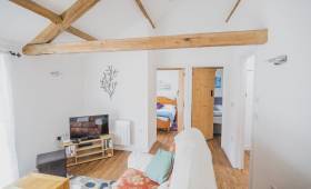 salon poutre apparente