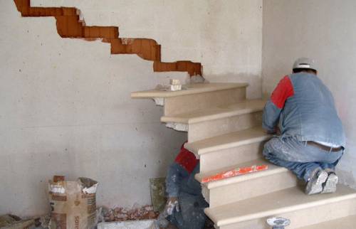 Construction d'escaliers