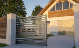 portail électrique pour une maison tendance