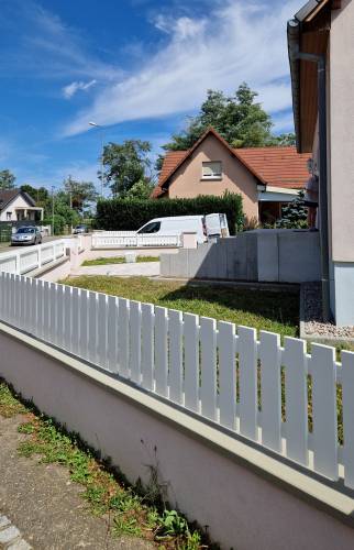Installation d'une clôture, de portillons et d'un portail à Mulhouse