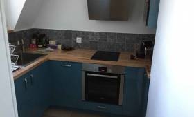 Aménagement d'une cuisine moderne et équipée (Ouistreham 14150)