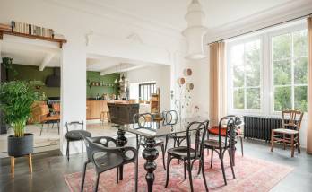 Surélévation d'une maison de 1900 pour créer une cuisine ouverte à Saint-Sébastien-sur-Loire-salon