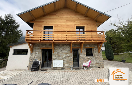La Maison des Travaux Moûtiers, rénovation véranda Mercury, construction en dur Savoie, rénovation WC entrée, courtier en travaux Albertville