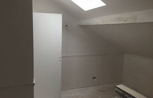 Cloisonnement et aménagement de la chambre d'amis