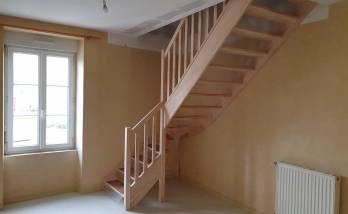 Escalier sur mesure fini