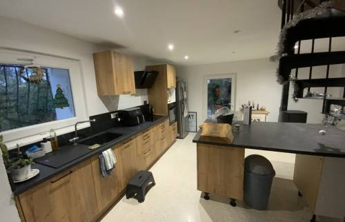 Cuisine design bois La Maison Des Travaux Alès