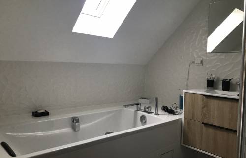 Baignoire sous combles