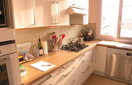 Rénovation partielle d'une cuisine à Asnières (92600)