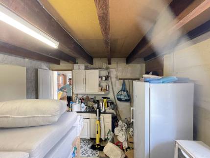 Garage avant transformation en salon - Reau 77550