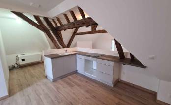 Création d'une nouvelle cuisine pour cet appartement sous les combles