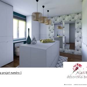 Suite parentale, proposition "cocoon" - Alexandra Boiret-Fleury - Décortrice - La maison Des Architectes