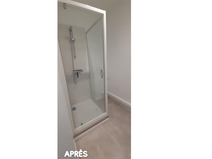 après la rénovation de salle de bain