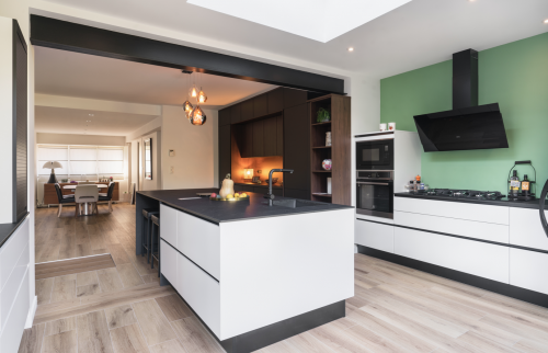 Rénovation de la pièce de vie cuisine et salon à Vertou (44120)