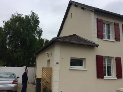 Futur emplacement de l'extension de maison (Caen 14000)