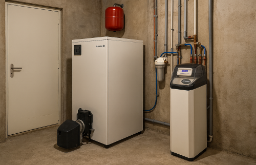 Installation d’un adoucisseur et pose d’une chaudière neuve à Saint-Arnoult