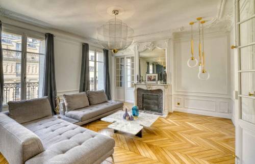 Rénovation d'un salon dans le 16ème arrondissement