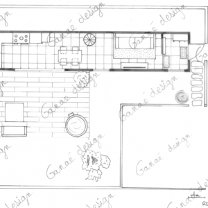 vue du conteneur aménagé en habitat en Haute-Savoie – projet de Gaëlle Simon