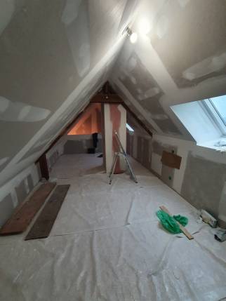 Aménagement des combles achevé